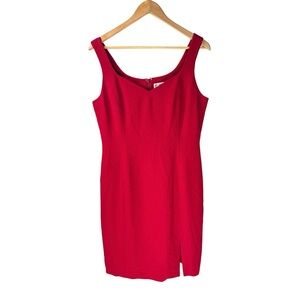 PREVIEW COLLECTION red midi dress cocktail party Size 12